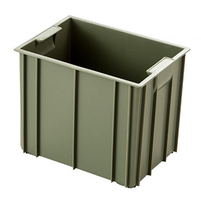 Industrial Storage Box Storage Container Durable Car Trunk Organizer Heavy Duty Green 19x13x15cm