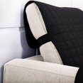 thumbnail image 4 of Housse de Protection Réversible pour Meubles de Chiens et Chats Chaise Marine/gris, 4 of 5