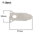 thumbnail image 1 of 3Pcs Silent Oil Free Air Compressor Pump Head Valve Plates Belt Piston Machine, 1 of 2