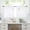B, variant on Bowayaoa Semi Sheer Curtains Length Light Filtering Curtains for Kitchen Bathroom, Rod Pocket Solid Color Short Window Curtains, Soft Voile Thin Curtain Panels for Privacy