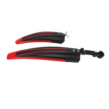 1Set Bicycle Front Rear Mudguard Lightweight Durable PVC Bicycle Mudguard Adjustable Mountain Road Bike Mud Guard for 20 to 26 Inch Bikes