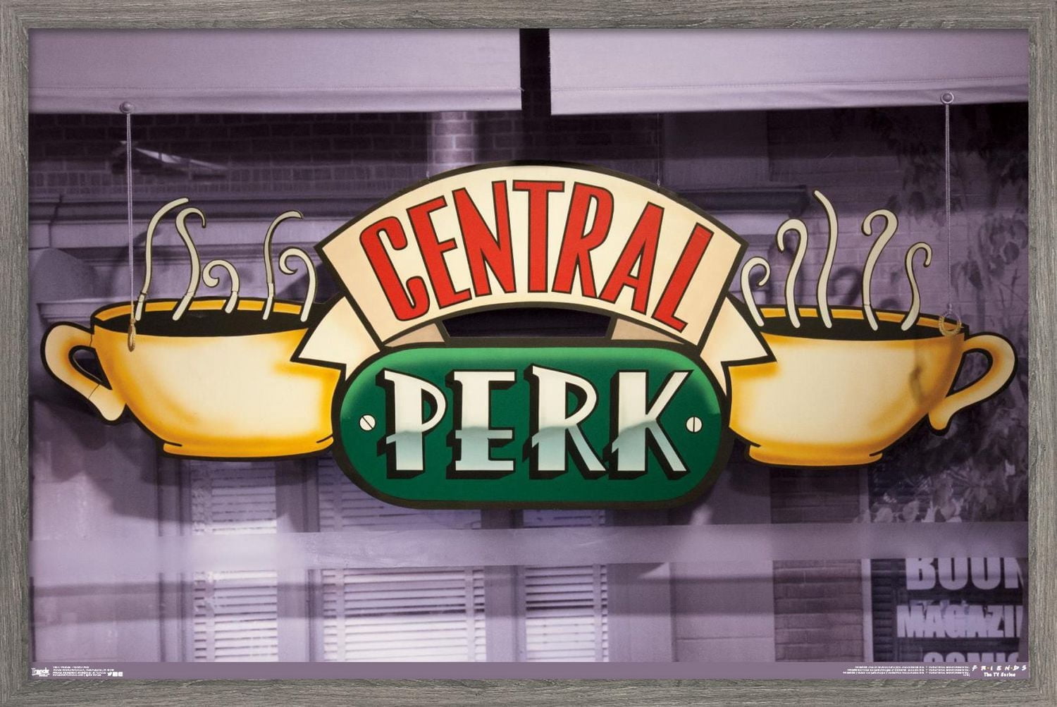 Friends - Central Perk Wall Poster, 22.375" x 34"