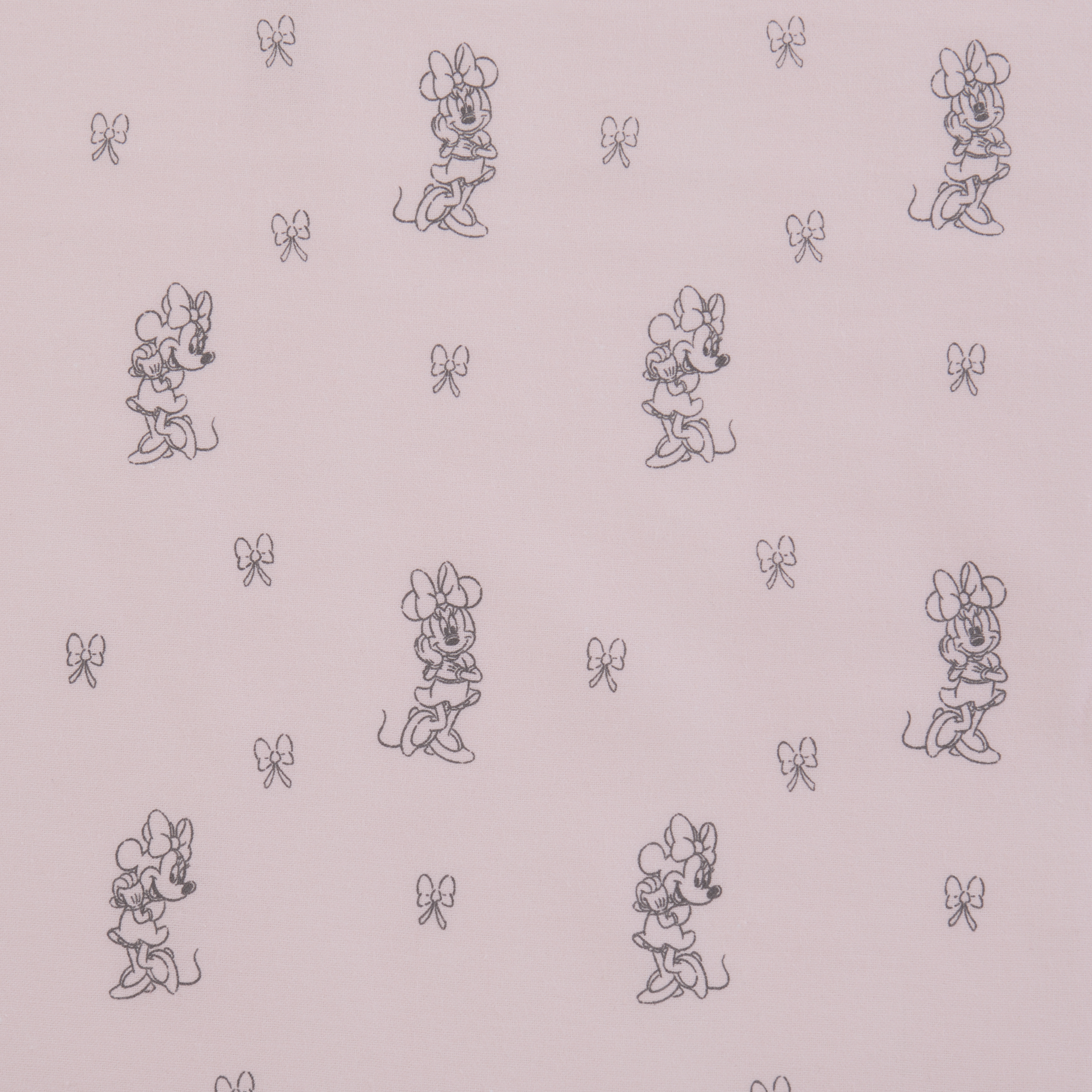 Minnie Mouse Lot de 2 Couvertures en Flanelle de Coton pour Bébé, Nourrisson Fille, Rose