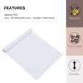 thumbnail image 4 of White Heat Transfer Vinyl for TShirt Decor Soft Washable Elastic PU Material Fits Various Garments 1PC, 4 of 9
