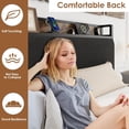 thumbnail image 4 of Yiwa Twin Size Bed Frame with 2 Storage Drawers and Charging Station, Rustic Linen Upholstered Platform Bedframe with Storage Headboard, No Box Spring Needed, Easy Assembly, Noise Free, 4 of 4
