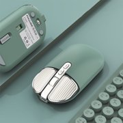 CQCYD Wireless 2.4G Mouse, Portable Optical Computer Mice, Plug Play Noiseless Click, Compact Wireless 2.4G Mouse for Laptop, Office and Home Use
