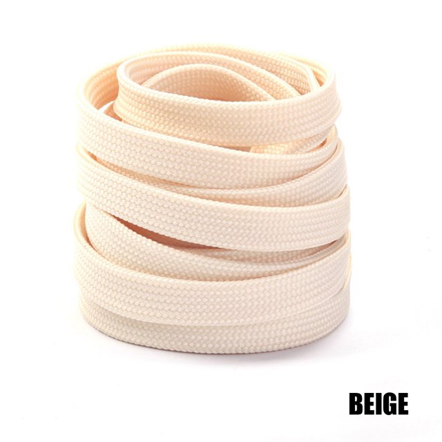 Lefu Thick Flat Fat Shoe Laces Wide Shoelaces All Shoe Types Trainer Boot Shoes