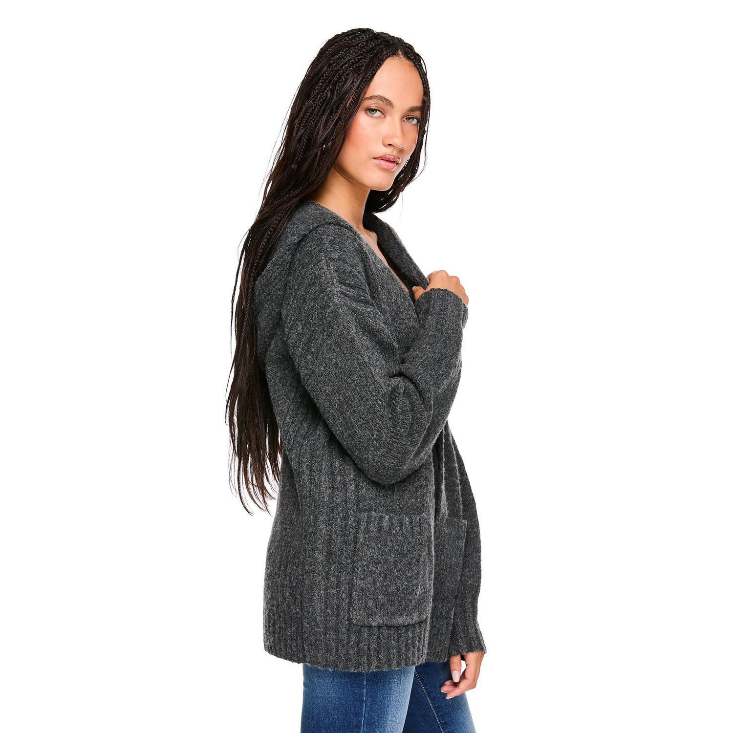 Cardigan ouvert à capuchon Wild Skye pour femmes