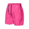 thumbnail image 3 of Elvqul Mens Summer Shorts Stretch Drawstring Board Shorts Resort Elastic Waist Quick Dry Swim Trunks for Men Swimming, 3 of 4