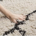 thumbnail image 5 of Safavieh Moroccan Fringe Lavern Geometric Shag Area Rug, 5 of 5