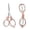 RG, variante sur Birdeem Ciseaux en Acier Inoxydable, Ciseaux Pliants en Acier Inoxydable Portables Mini Ciseaux de Voyage Ciseaux Pliables de Poche Badge Petits Ciseaux
