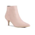thumbnail image 1 of Unique Bargains Women's Pointed Toe Zip Stiletto Ankle Boots, 1 of 7