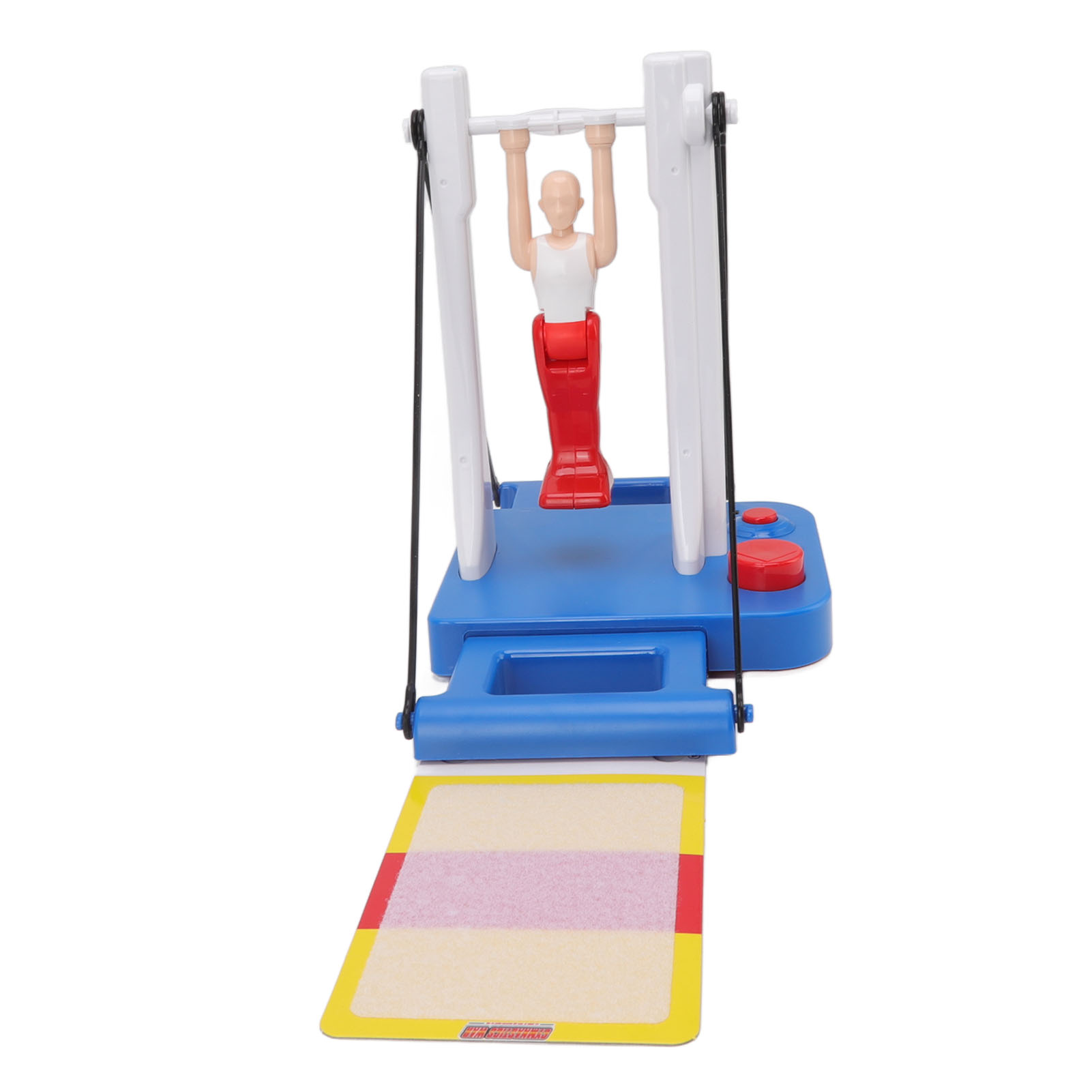 Kids Gymnastics Board Game, Compact Multiple Play Methods ABS Figure Rotating Athlete Board Game Low Noise  for Party