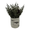 thumbnail image 2 of Holiday Time Wow 10in Green Pinecone Potted Tree, 2 of 5