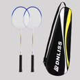 thumbnail image 3 of LOVIVER 2 Piece Badminton Racket Set Badminton Equipment Badminton Racket for Adults and with Bag, 3 of 8