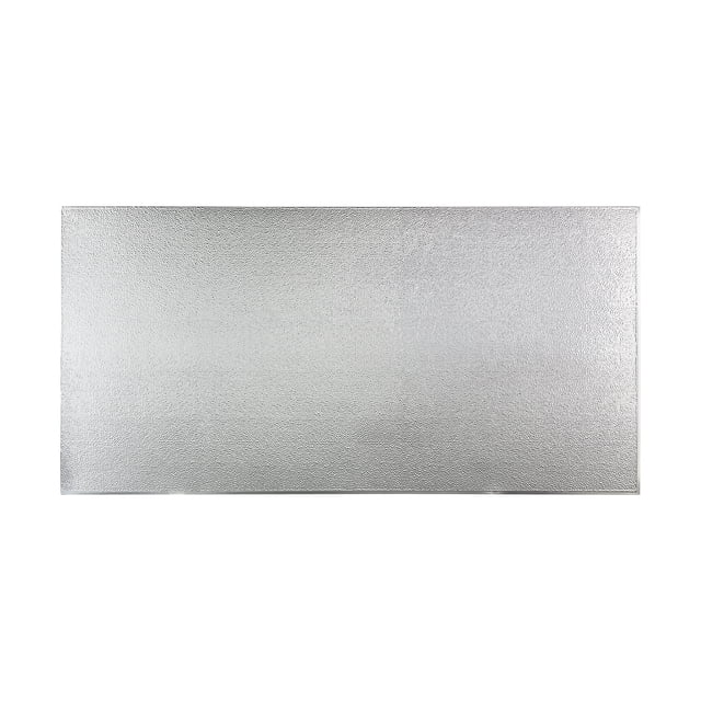Fasade Hammered Brushed Aluminum Wall Panel 4' x 8'