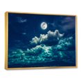 thumbnail image 2 of Designart Full Moon In Cloudy Night Sky II FLOAT FRAME WALL ART, 2 of 4