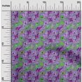 thumbnail image 2 of oneOone Rayon Bluish Violet Fabric Asian Japanese Koi Fish Sewing Craft Projects Fabric Prints By Yard 56 Inch Wide, 2 of 4