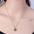 thumbnail image 2 of 26 English Letters (A-Z) Necklace For Women Titanium Steel Stainless Steel Pendant Necklace Pearl Shell Oil Drop Necklace As Gift For Wife , Daughter, Friend, 2 of 9