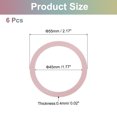thumbnail image 2 of 6 Pcs Anneau Adaptateur Magnétique, Kit de Conversion Chargeur Sans Fil Magnétique, Or Rose, 2 of 8