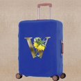thumbnail image 1 of Luggage Cover Scratch Resistant Trolley Protective Case Apply To 18-32 Inch Golden Flower Print Suitcase Travel Accessory Covers 8Golden flower W S (18-21inch), 1 of 6
