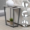thumbnail image 4 of Convenience Concepts Graystone Table d'Appoint, Fini Faux Bois de Bouleau Gris, 4 of 5