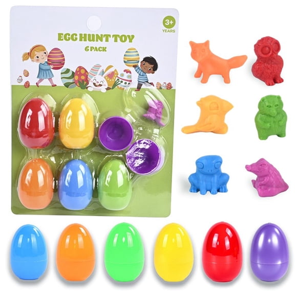 Fridja Holiday Easter Decorations Easter Egg Insect 12 Trick and Egg Children's Handmade Easter Egg Toys