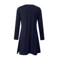 thumbnail image 4 of CEHVOM Robe à Enfiler à Manches Longues à Col Rond Décontractée pour Femmes, Imprimé de Noël Aguichant, Mode, Solde, 4 of 4