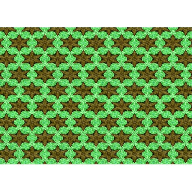 Ahgly Company Machine Washable Indoor Rectangle Transitional Neon Green Area Rugs, 4' x 6'