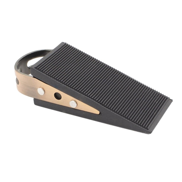 Lefu Bouchon de Porte en Acier Inoxydable Caoutchouc Limiteur de Porte en Bois Protection Murale