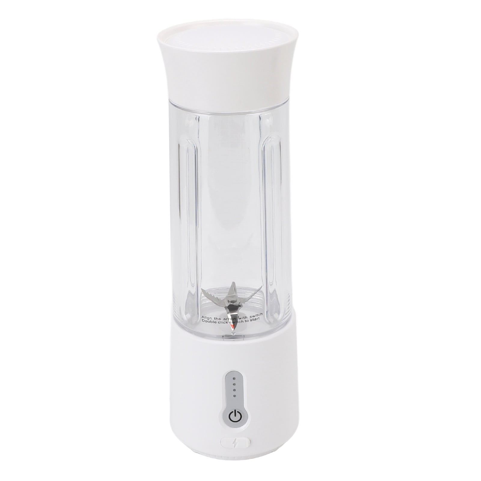 Smoothie Blender, USB Rechargeable Electric Portable Blender One Click Operating  for Gym Kitchen