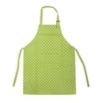 thumbnail image 1 of TOPTIE Kids Aprons with Pocket & Adjustable Strap, Child Chef Bib Apron for Kitchen Cooking Baking Painting-green dot-XXL, 1 of 5