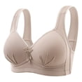 thumbnail image 4 of Bras for Women Plus Size Wireless Underwear Push Up Bra Everyday Bralettes, 4 of 6