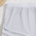 thumbnail image 4 of Plebaso Shorts en Maille pour Femmes, Tenue de Plage, Bas de Bikini Transparent, Shorts de Couverture d'Été avec Cordon de Serrage, 4 of 7