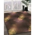 thumbnail image 3 of Ahgly Company Tapis d'Intérieur Lavable en Machine Carré Transitionnel Marron Clair, 3 Pieds Carré, 3 of 7