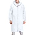 thumbnail image 4 of Weiqiqre Manteau de Pluie pour Femmes avec Capuchon Ponchos de Pluie pour Adultes Imperméable Portable Réutilisable Lot de 5 avec Capuchon à Cordon Restez au Sec avec Style, 4 of 8