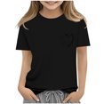 thumbnail image 3 of RXIRUCGD 2025 Vêtements d'Été pour Enfants Nouveaux T-Shirts d'Été pour Enfants Manches Raglan Manches Courtes T-Shirt Graphique Col Rond T-Shirt Filles Haut Décontracté, 3 of 5