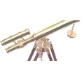 thumbnail image 2 of NauticalMart Floor Standing Brass Telescope with Stand, 2 of 3