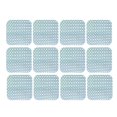 thumbnail image 1 of 12-Pack Reflective Safety Stickers, Adhesive Tape for Bike Car Bag Helmet Visibility, High-Intensity Night Warning Decals (5x5cm), 1 of 1