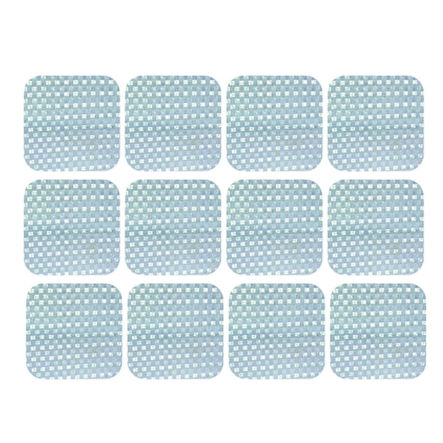 12-Pack Reflective Safety Stickers, Adhesive Tape for Bike Car Bag Helmet Visibility, High-Intensity Night Warning Decals (5x5cm)