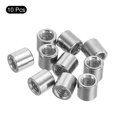 thumbnail image 3 of Uxcell 10Pack Round Connector Nuts, M5x8x8mm Coupling Nut Sleeve Rod Bar Stud Nut, 3 of 6