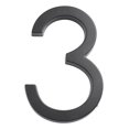thumbnail image 4 of Large 5.6\" Modern Floating House/Door Numbers 12mm Brushed Stainless Steel, 4 of 10