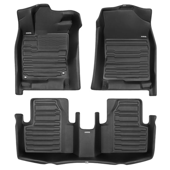 TuxMat - pour Mazda CX-70 Phev/hybride Doux Modèles 2025-2027 - Tapis de Voiture Personnalisés - Couverture Maximale, Toutes Saisons, Mesurés au Laser - Cet Ensemble Complet Comprend les 1re et 2e Rangées