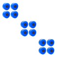 thumbnail image 3 of Decodeary Inline Skate Wheel PU Wear-Resistant 58mm Wheels Replacement 82A Blue 58x58x32mm 3Set, 3 of 6