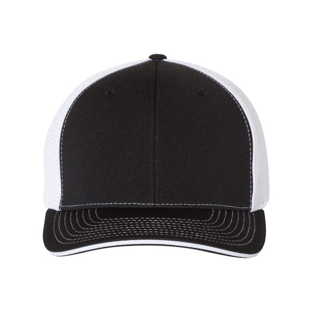 Richardson Pulse Sportmesh with R-Flex Cap, L-XL, Black-White Split
