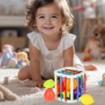 thumbnail image 4 of RKSTN Plastics Cassel Boxes Toy Toys & Hobbies Rainbows Elastic Shape Sorter Toy for Babies Fine Motor Skills Activity with Colorful Stretchy Strings Learning Sensory Play, 4 of 6
