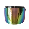 thumbnail image 1 of yeacher Motorcycle Anti-UV Anti-Scratch Helmets Lens Fashion Visor Wind Shield Lens Universal for Standard 3-Snap Open Face Helmets, 1 of 8