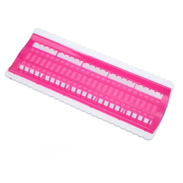 50 Positions Floss Organizer, Portable Practical Efficient Prevent Knots Floss Organizer Cross Stitch For Classification Purple,Rose Red,Green