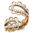 thumbnail image 1 of Alamode TK1633-7 Femmes IP Or Rose Bague en Acier Inoxydable avec AAA Grade CZ en Clair - Taille 7, 1 of 1