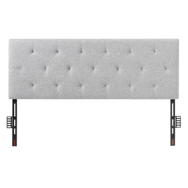 VEVOR Headboard for Full Size Bed with Adjustable Height Sponge & Fabric Grey